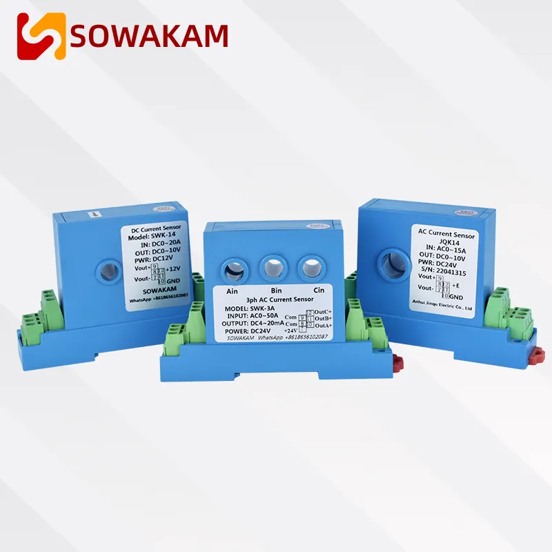 SWK-3A Hall-Effekt Wechselstromsensor 4-20 ma Digitalstandard für industrielle Automation Ausgangstromsender analoger Sensor