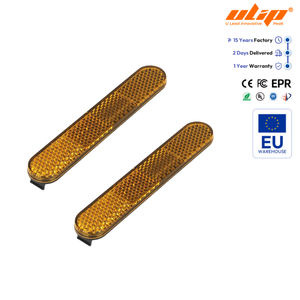 แผ่นสะท้อนแสงด้านข้าง Mi 6 ของแท้ 2 ชิ้น แถบสะท้อนแสงเตือนภัยสำหรับสกู๊ตเตอร์ไฟฟ้า Mi 6 อะไหล่ทดแทน - Product Image 1