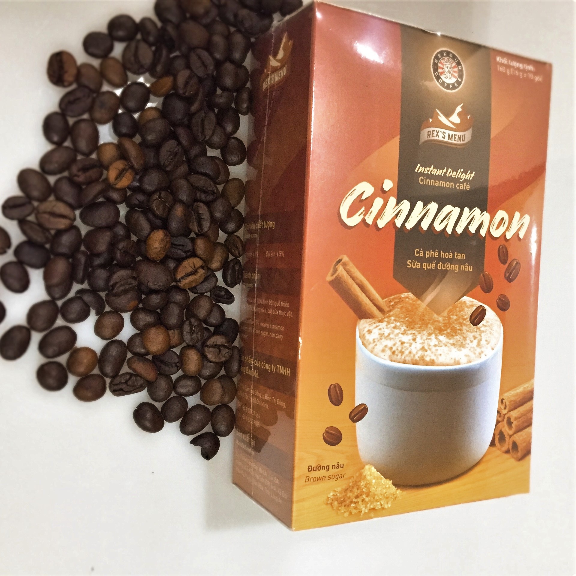3 в 1 кофе микс Корица-здоровый мгновенный кофе от бренда Ban Me Gold Vietnam Rexsun