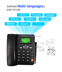Giá Thấp!! Điện Thoại Cố Định GSM Với Khe Cắm Thẻ Sim Kép - Product Image 3