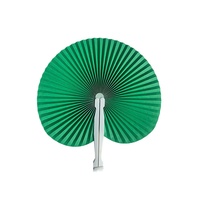 Éventail pliant artisanal en papier et plastique multicolore, en forme de fleur et de cœur, pour décoration de fête, anniversaire, mariage, artisanat, Chine
