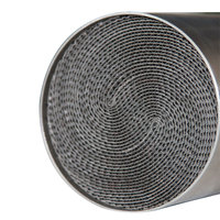 Filtro DPF Metallico ad Alto Flusso 300 Celle con Catalizzatore Rivestito in Metallo Prezioso per Scarico Camion