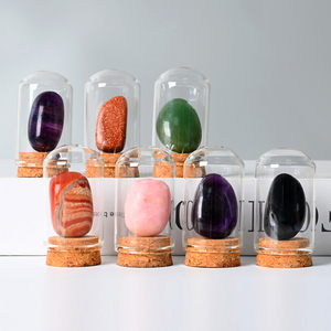 Vente en gros de pierres brutes de cristal naturel pour la guérison, spécimens minéraux, pierres de quartz polies, pierres roulées et bouteilles à vœux pour souvenirs - Product Image 3