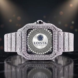 Reloj de Diamantes de Lujo de Excelente Calidad para Regalos y Ocasiones Especiales, Disponible para Exportación desde India - Product Image 1
