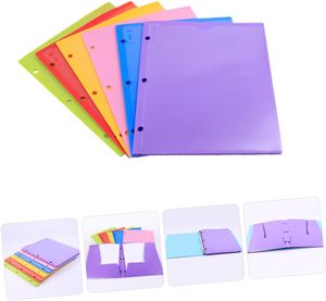 6 cái PP thư mục đôi-tổ chức tài liệu khe cắm, thích hợp cho sử dụng văn phòng, Trọng lượng nhẹ và lưu trữ thuận tiện. - Product Image 5