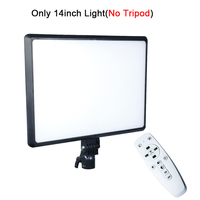 Vente en gros A111 14 pouces 36CM Lumière de remplissage portable à écran plat 3000K-6000K Lumière LED vidéo pour la prise de vue de téléphone portable Studio