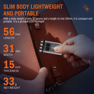 V3 Mini Fluorescent <strong>Flashlight</strong> Multi-functional EDC Keychain <strong>Flashlight</strong> Waterproof Rechargeable <strong>Flashlight</strong> <strong>With</strong> Tail Magnetic - Product Image 4