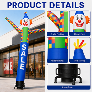 Muñeco Inflable Personalizado de Dibujos Animados, Bailarín Aéreo, para Promoción de Apertura de Tiendas y Ventas al Aire Libre, Figura Inflable de Juguete - Product Image 4