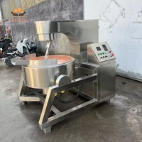 Marmite à Cuivre à Grande Capacité pour la Production de Bonbons au Caramel, Chaudière à Double Enveloppe, Machine de Cuisson pour la Transformation des Bonbons au Caramel