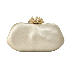 Pochette de Soirée Luxe en Cuir PU Brillant Effet Corail avec Chaîne Amovible – Idéale pour Mariages et Événements - Product Image 6