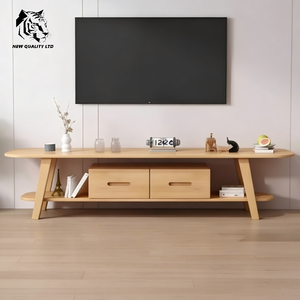 Venta directa de fábrica, precio al por mayor, personalizable, en stock, dropshipping, muebles de sala de estar de nueva moda, mueble para TV de madera. - Product Image 2
