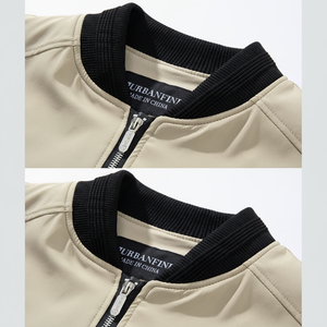 Chaqueta de bombardero lisa de alta calidad de último diseño, chaqueta de hombre de negocios personalizada, soporte bordado, tela peinada, a prueba de viento, Unisex - Product Image 1