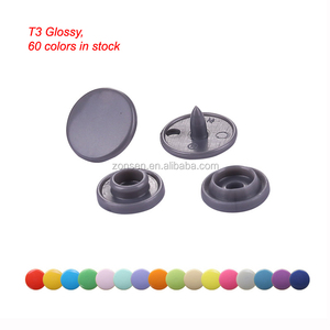 KAM — boutons à pression en plastique pour <span class=keywords><strong>couches</strong></span> de bébé, <span class=keywords><strong>T3</strong></span> (taille 16), Surface brillante, 60 couleurs, bonne qualité, en Stock - Product Image 4