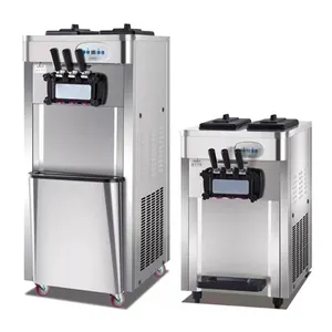Sıcak satış yüksek verimlilik Mini dondurma makinesi gıda dükkanlar için üretim tesisleri yumuşak dondurma tozu hammadde yapar