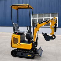 Mini-excavatrice à chenilles fiable avec système hydraulique étanche, réduit efficacement les fuites d'huile pendant le creusement continu