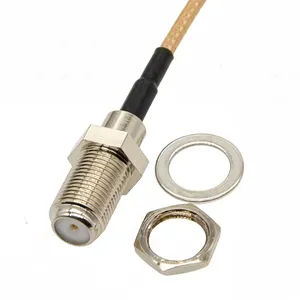 <span class=keywords><strong>Cable</strong></span> Divisor Tipo <span class=keywords><strong>Y</strong></span> de Conector Hembra F a 2 Conectores Macho SMA, <span class=keywords><strong>Cable</strong></span> Pigtail RG316 de 15 cm (6 Pulgadas) para Router <span class=keywords><strong>Wifi</strong></span> - Product Image 4