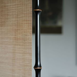 Bamboo Thread Screen Folding <b>Room</b> <b>Divider</b> 1.8m Semi Transparent For Tea <b>Rooms</b> Chinese Style Partition - Product Image 4