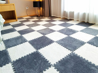 Tapis de sol en mousse EVA épaisse pour enfants, personnalisé, pour chambre à coucher, pour ramper et jouer, tapis puzzle en peluche pour enfants
