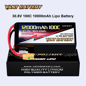 반트 FPV 드론 배터리 12000mAh 30.8V 100C 8S HV 리포 배터리 팩, FPV <span class=keywords><strong>RC</strong></span> UAV 및 차량용 빠른 배송 리포 배터리 팩 - Product Image 6