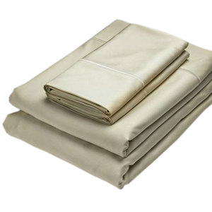 Vente en gros de magnifiques ensembles de draps de lit en microfibre à motif uni, 1500 fils, pour usage hôtelier, 4 pièces - Product Image 2