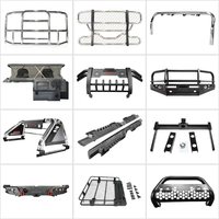 Barre de protection de lit de camion en acier et aluminium de qualité supérieure pour Toyota Hilux Revo 2015-2026 avec revêtement antirouille