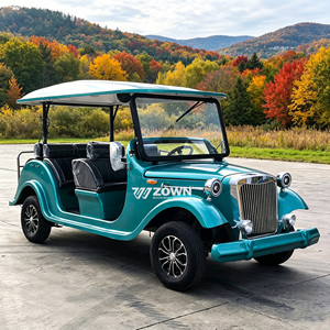Voiture électrique vintage personnalisable, classique, pour le tourisme, alimentée par batterie, idéale pour les réceptions d'hôtel et les excursions - Product Image 1