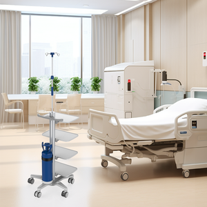 Joran infus logam berkualitas tinggi, keranjang desain industri gaya digunakan di rumah sakit, Area konter - Product Image 5