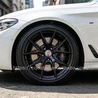 Rines de Aleación de Aluminio EATOP 5x114.3, Diseño Multirradio, Acabado Negro Mate, 15-19 Pulgadas, para Flrocky Ford Mondeo Focus Taurus, Tecnología Flowforming