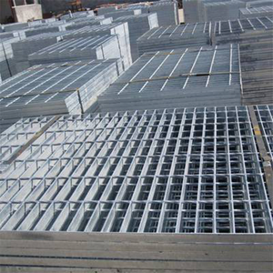 Grille métallique en acier galvanisé ASTM A36 <span class=keywords><strong>25</strong></span>*5 32*5 50*5 en promotion, panneaux de grille en acier HDG pour passerelle avec extrémité fermée - Product Image 2