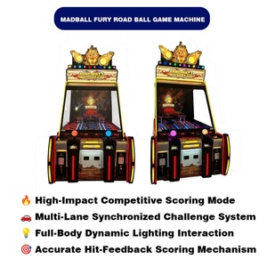 เครื่องเกมอาร์เคดโยนลูกบอลบนถนน เกมโยนบอลแบบอินเทอร์แอคทีฟ อุปกรณ์เกมท้าทายทักษะ เครื่องเล่นเกมเพื่อความบันเทิง - Product Image 3
