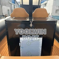 Yacht de sport de luxe de conception italienne de 10,6 m, bateau pneumatique RIB à grande vitesse, coque en V profond, capacité de 25 personnes pour la croisière et la plongée