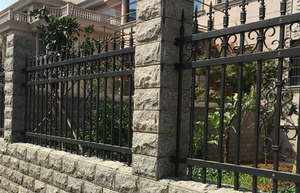 Dễ dàng để cài đặt an ninh ngoài trời kẽm thép hàng rào hiện đại vườn hàng rào an ninh hàng rào - Product Image 2