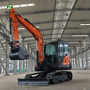 Kostenloser Versand Chinesischer Kleiner Bagger 6 Tonnen 6,5 Tonnen Raupenbagger Hydraulischer Minibagger zum Verkauf - Product Image 5