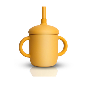 Taza de silicona no tóxica sin BPA para bebé, Pajita 100%, taza de bebida personalizada de grado alimenticio para niños para alimentación de bebés y niños - Product Image 2