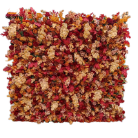 Mur de fleurs en soie réaliste et coloré, rouleau de 8x8 pieds, toile de fond florale faite à la main, décoration de mariage, arrangement pour événements et fêtes