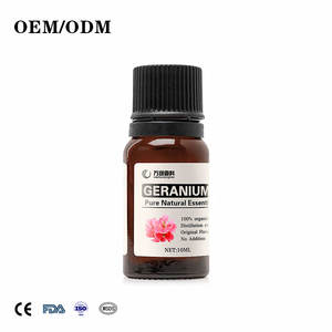 Huile essentielle de <span class=keywords><strong>géranium</strong></span> rose chaude 100% pure distillée à la vapeur certifiée ISO9001 Huile de parfum Diffuseur de massage Soins du corps Matières premières - Product Image 1