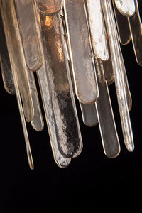 Lámpara colgante de cristal transparente de lujo moderna de cristal de forma única, lámpara colgante para el hogar, sala de estar, <span class=keywords><strong>dormitorio</strong></span>, tamaños para el medio - Product Image 5