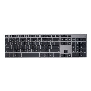 Clavier de bureau rechargeable multi-appareils personnalisé, Teclado Inalambrico, clavier espagnol sans fil, clavier Bluetooth - Product Image 1