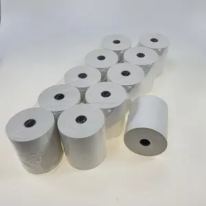 78x78毫米收银纸80 x 80毫米热收银卷BPA免费用于热敏打印机POS纸蓝牙打印