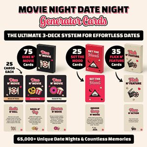 Caja para Cine en Casa, Caja para Cita Romántica, Regalos Perfectos para el Día de San Valentín para Parejas, Manta, Tazón para Palomitas, Cubos, Vasos Reutilizables - Product Image 4
