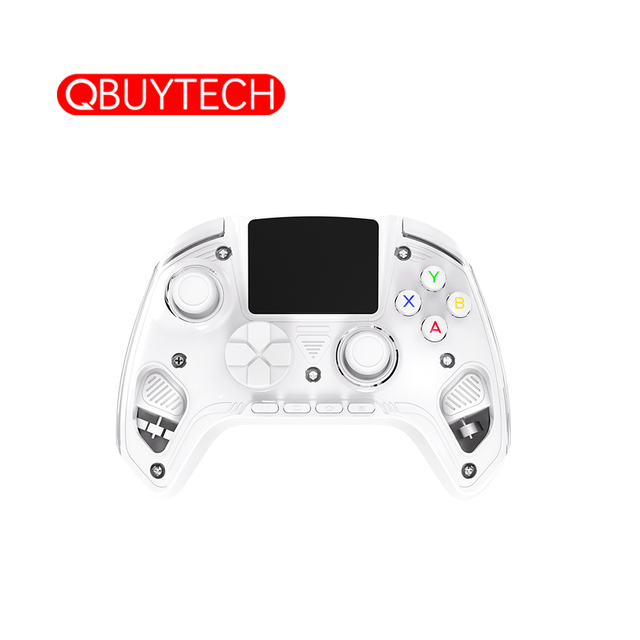 QBUY RG G01 Wireless Game Controller 2.5D IPS Screen Dual Vibration Motor Gamepad for Phone PC/Linux/Switch/Switch2/Android/IOS