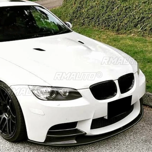 ลิ้นกันชนหน้ารถยนต์สำหรับ BMW ซีรีส์ 3 E90 E91 LCI M Sport ปี 2009-2012 สปลิตเตอร์ สปอยเลอร์ ดิฟฟิวเซอร์ ป้องกันรอยขีดข่วน ลายคาร์บอนไฟเบอร์ - Product Image 4