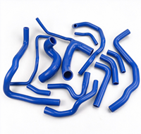 Kit de Tuyaux de Refroidissement en Silicone 13 Pièces pour Audi S4 B5 V6, Tuyau d'Eau en Silicone Résistant aux Hautes Températures