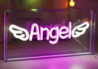 Enseigne lumineuse LED néon commerciale en acrylique pour vitrine de magasin, café, bar, éclairage décoratif