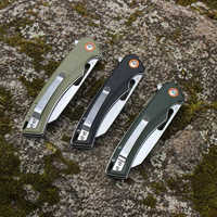 Couteau de camping pliable D2 de haute qualité, manche en Micarta, couteau de poche extérieur, OEM, EDC, Bushcraft, survie, vente en gros, couteau personnalisé GT957