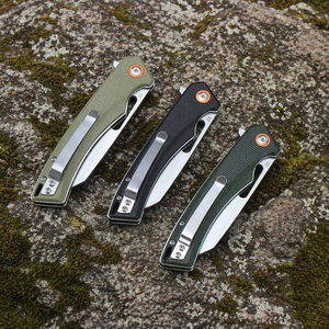 Cuchillo Plegable D2 de Alta Calidad para Camping, Mango de Micarta, Cuchillo de Bolsillo para Exteriores, OEM EDC, Supervivencia, <span class=keywords><strong>Bushcraft</strong></span>, Venta al por Mayor, Cuchillo Personalizado GT957 - Product Image 5