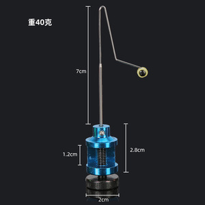 Décrocheur de hameçons Famous Enterprises 7 cm en acier inoxydable pour petits poissons avec pointe sphérique - Product Image 1