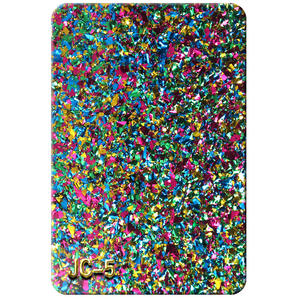Hoja acrílica con purpurina de nueve colores Juhong, grabado doblado de 5mm para luces, tablero de resina de vidrio, hoja acrílica de corte láser C02 - Product Image 5