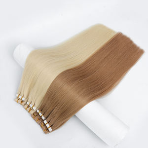 沙龙级隐形胶带式欧洲处女雷米人发接发，全角质层，不脱落，柔软闪亮 - Product Image 3