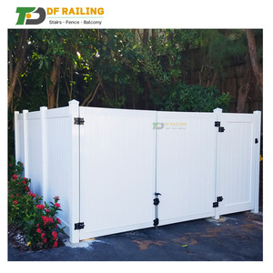 Df Giá Thấp PVC Hàng Rào Riêng Tư Trắng Nhựa Hàng Rào Bảng Điều Chỉnh Nhà Máy Trực Tiếp Cung Cấp Ngoài Trời Vườn Vinyl PVC Hàng Rào H1.8 * 2.44W - Product Image 1